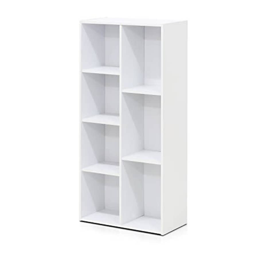 Furinno 11048WH 7-Cube Reversible Open Shelf, White for $39