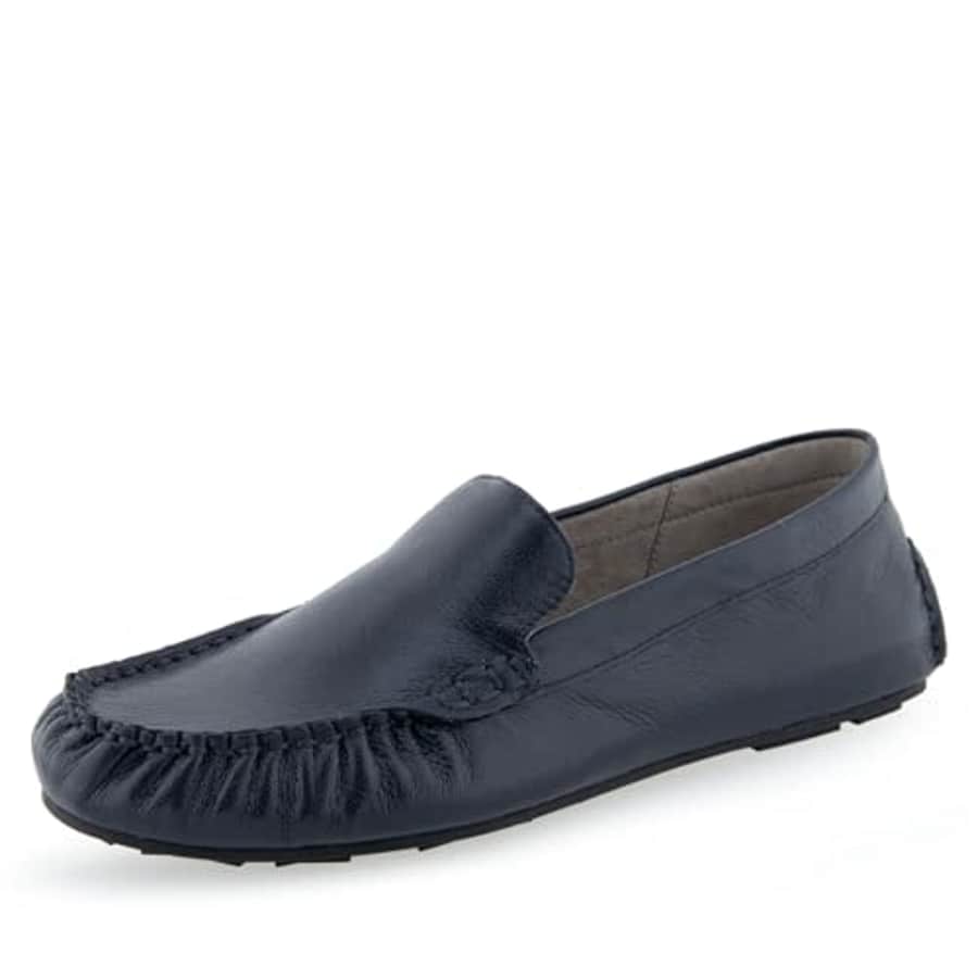 Aerosoles What's What Women's COBY Loafer Flat, Navy Leather, 6 for $58 Aerosoles What's What Women's COBY Loafer Flat, Navy Leather, 6 for $58