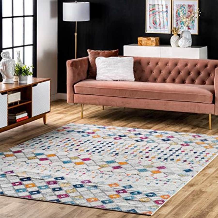 nuLOOM Moroccan Blythe Area Rug, 6' Square, Multi for $67