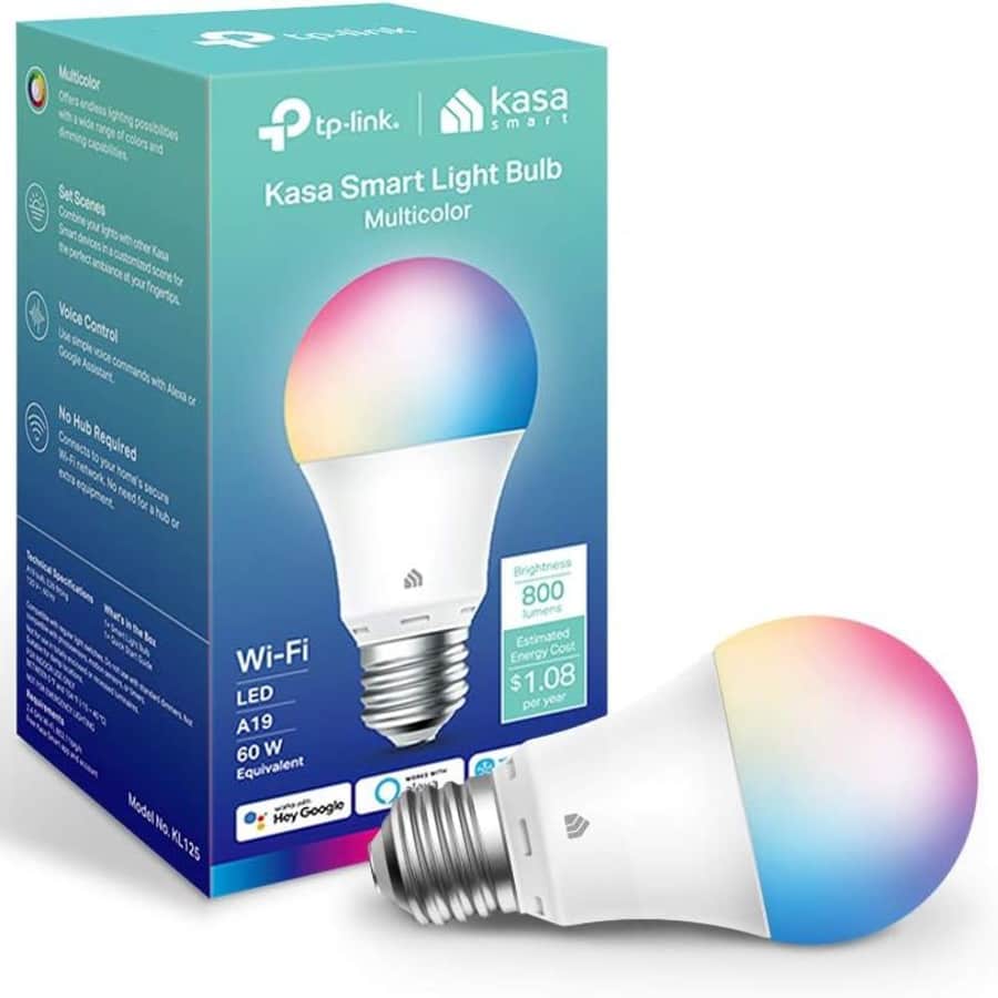 TP-Link Kasa Smart Multicolor Bulb: $8.99 TP-Link Kasa Smart Multicolor Bulb: $8.99