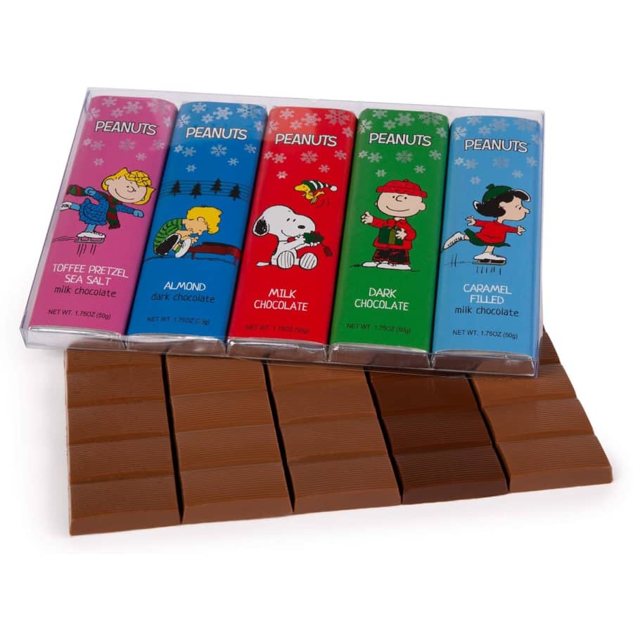 Peanuts Chocolate Christmas Variety Gift Pack for $10
