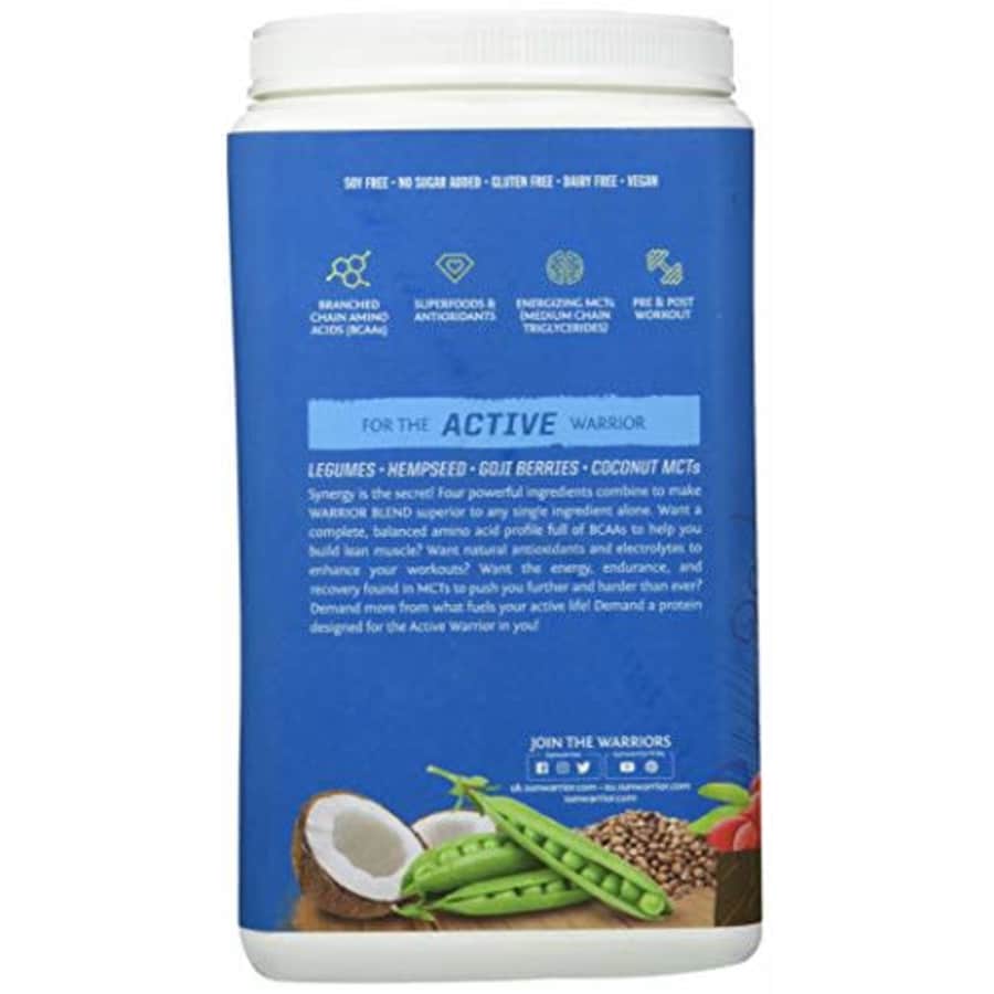 Sunwarrior Warrior Blend Plant Based Organic Protein Chocolate, 2.2 lbs for $62 Sunwarrior Warrior Blend Plant Based Organic Protein Chocolate, 2.2 lbs for $62