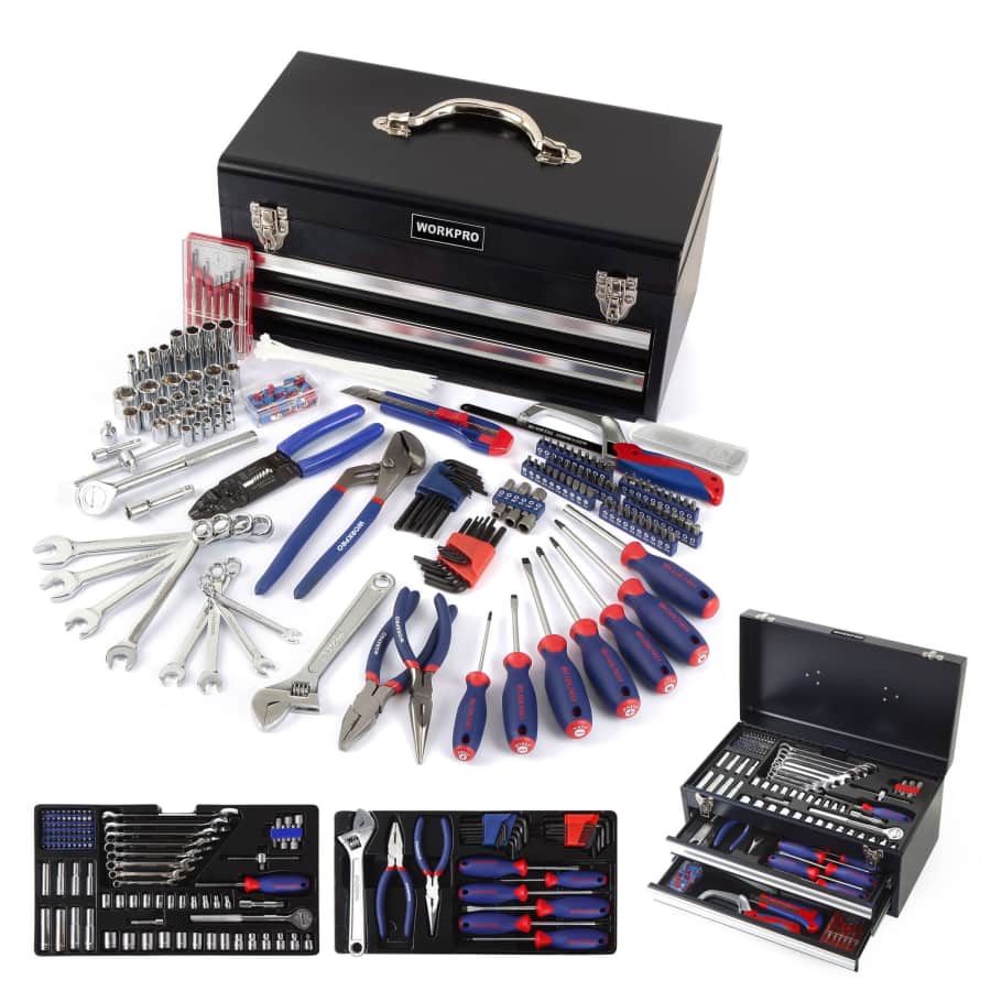 WorkPro 239-Piece Household Tool Set for $76 WorkPro 239-Piece Household Tool Set for $76