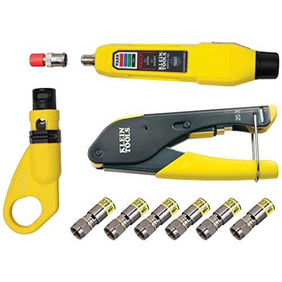 Klein Tools Coax Cable Tester/Installation Kit for $55