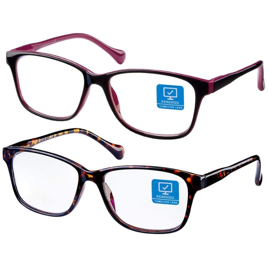 K Kenzhou Blue Light Blocking Glasses 2-Pack for $16
