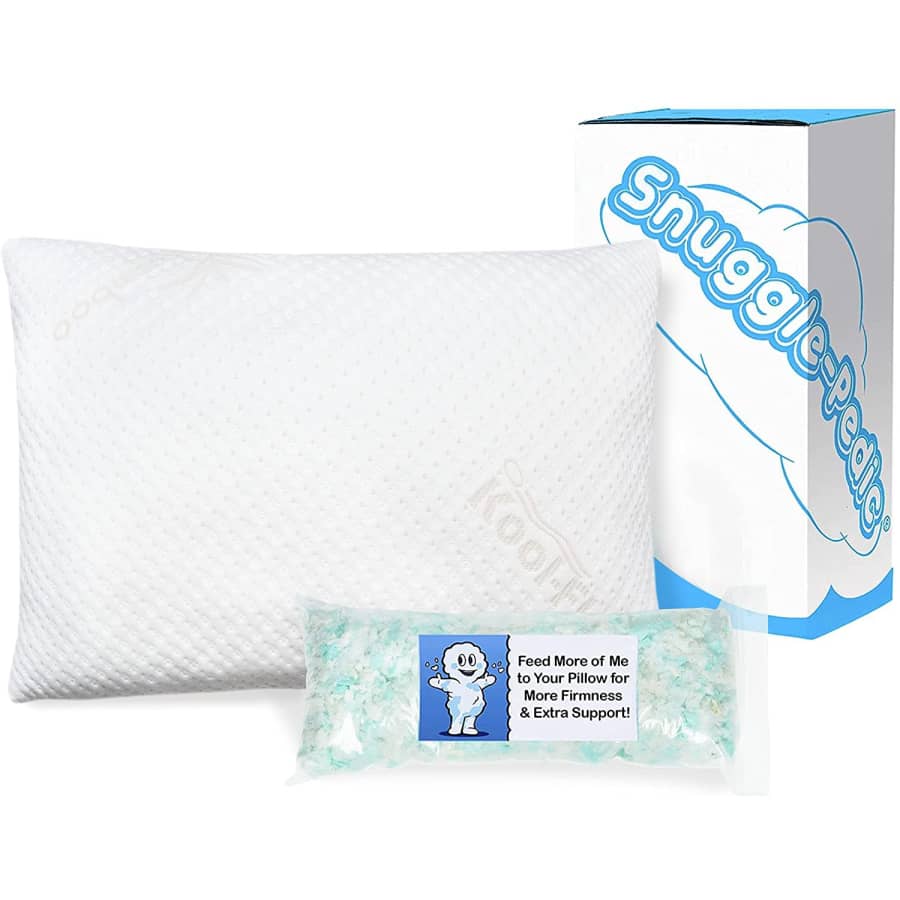 Snuggle-Pedic Adjustable Shredded Memory Foam Pillow from $35.99 Snuggle-Pedic Adjustable Shredded Memory Foam Pillow from $35.99