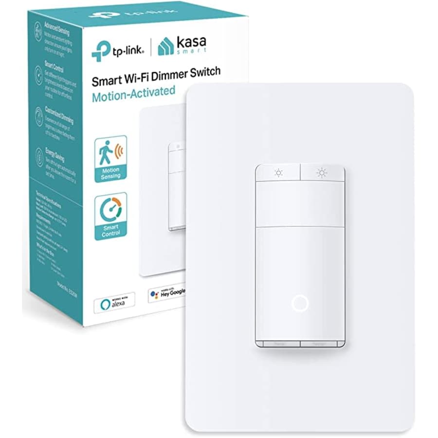 TP-Link Kasa Smart Motion Sensor Dimmer Light Switch: $29