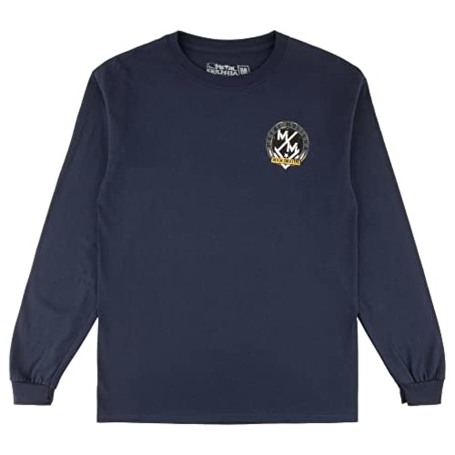 Metal Mulisha Men's Grinding Long Sleeve T-Shirt, Navy, 2X Large for $34