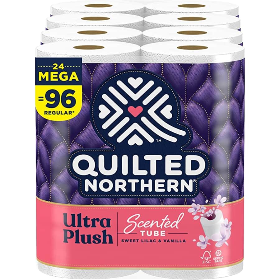 Quilted Northern Ultra Plush Mega Roll Toilet Paper 24-Pack for $27 Quilted Northern Ultra Plush Mega Roll Toilet Paper 24-Pack for $27