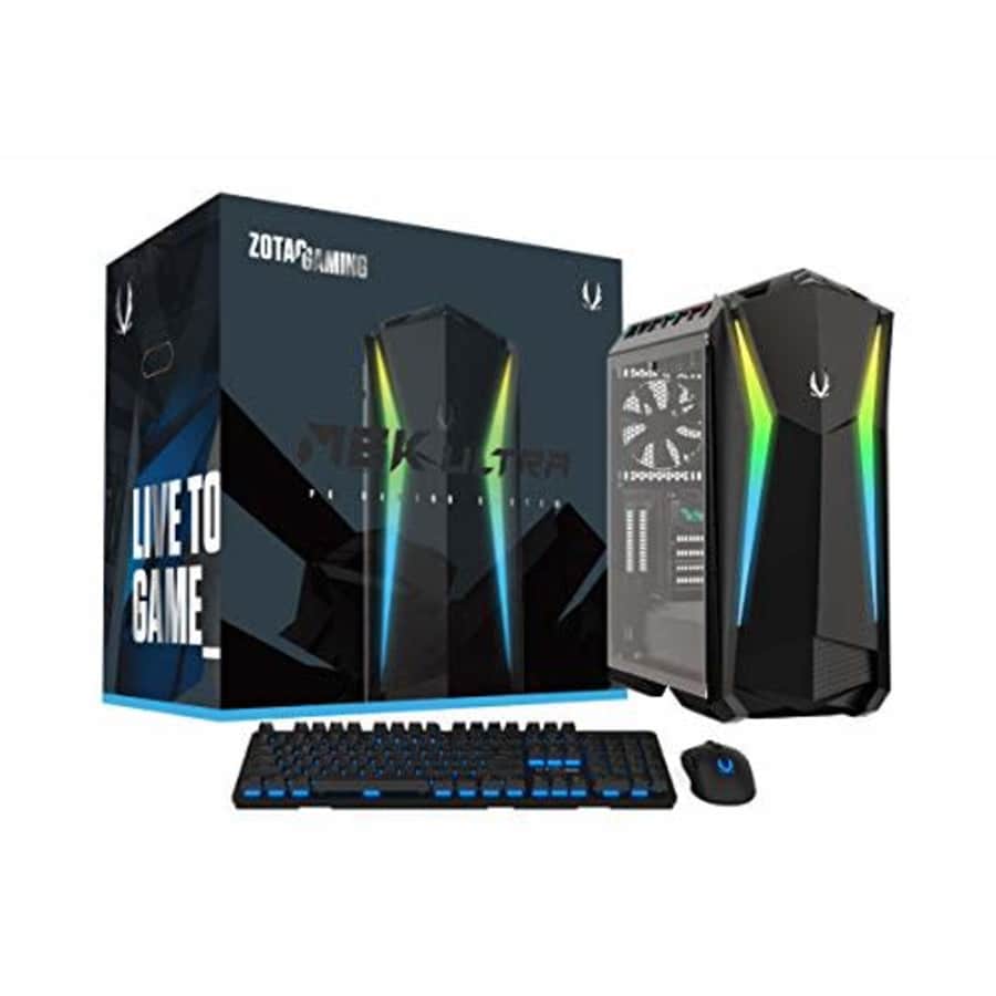 ZOTAC Gaming MEK Ultra Gaming PC, GeForce RTX 3080 10GB GDDR6X, 8-core Liquid-Cooled Intel Core for $1,999