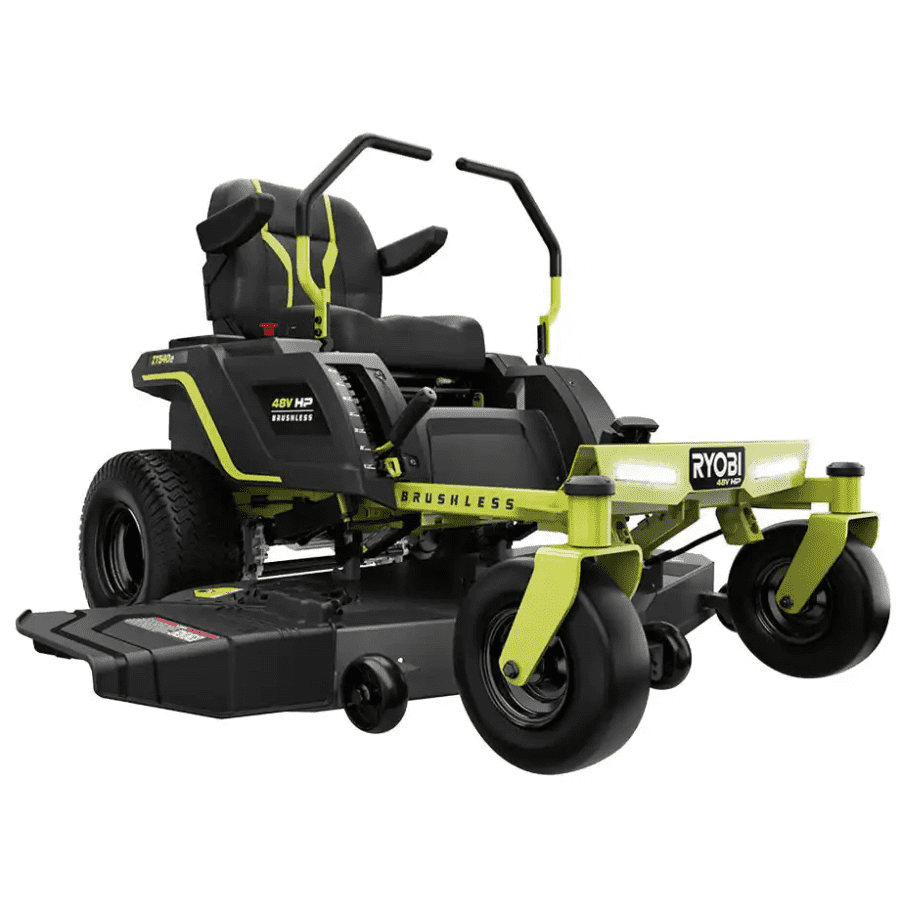 Ryobi 48V 115Ah Battery Electric 54" Zero Turn Riding Lawn Mower for $3,499 Ryobi 48V 115Ah Battery Electric 54" Zero Turn Riding Lawn Mower for $3,499