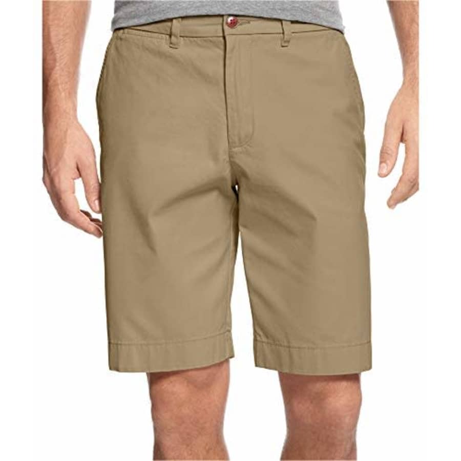 Tommy Hilfiger Men's Big and Tall Classic Fit Chino Shorts, Mallet, 4T, 48 for $25