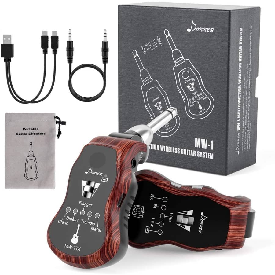 Donner 2.4GHz Wireless Guitar System for $32 Donner 2.4GHz Wireless Guitar System for $32