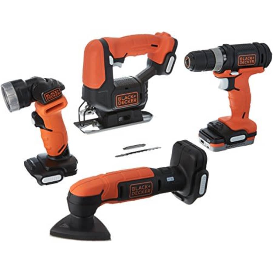 Black + Decker BLACK+DECKER GoPAK Cordless Drill Combo Kit, 4 Tool (BDCK502C1) for $175