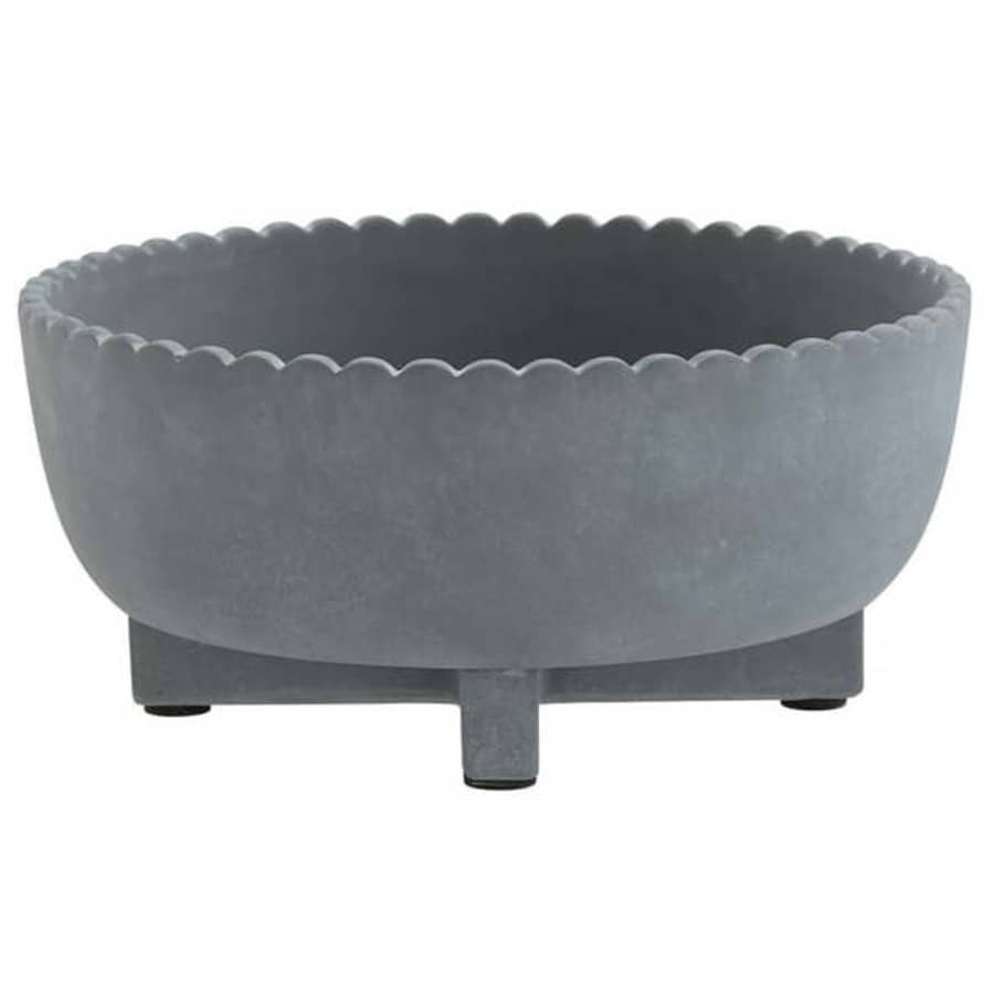 BH&G 8" Thalea Ceramic Scalloped Bowl w/ Stand for $8