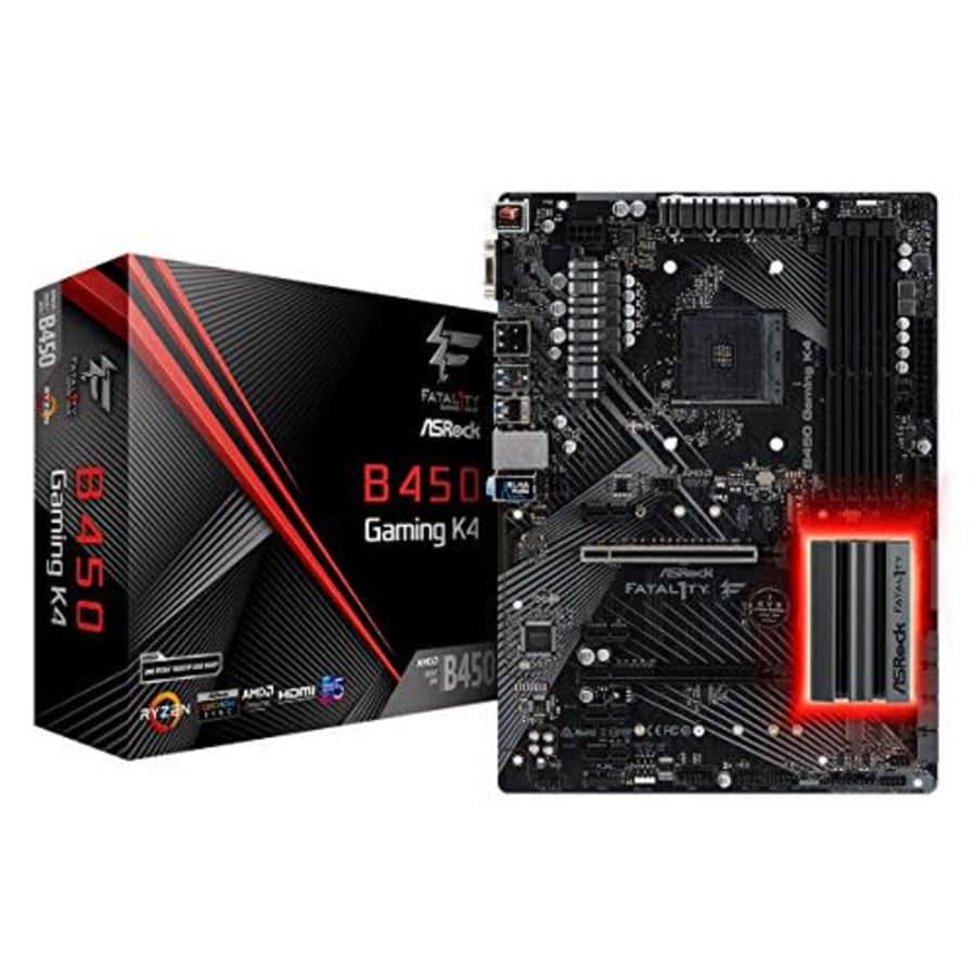ASRock ATX Motherboard (B450 Gaming K4) for $95