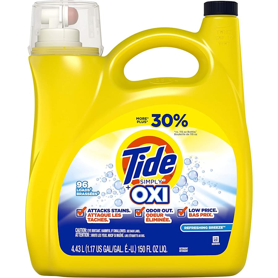Tide Simply + Oxi 150-oz. Liquid Laundry Detergent for $12