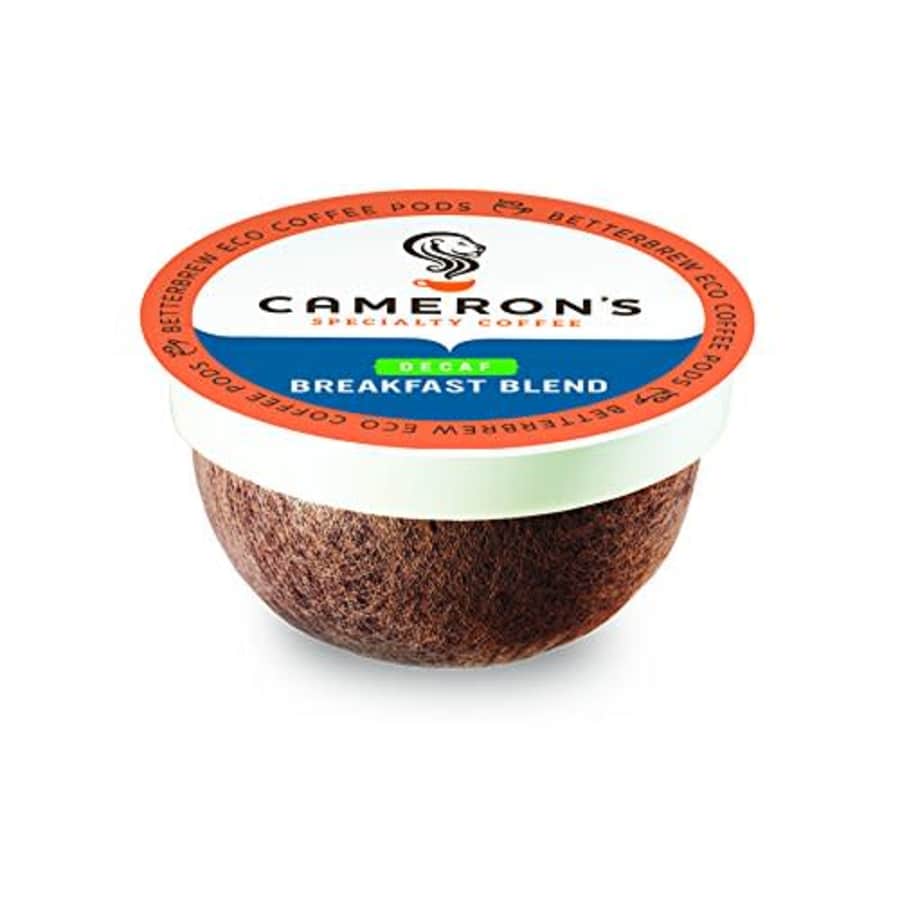 Cameron's Coffee Single Serve Pods, Decaf Breakfast Blend, 12 Count (Pack of 6) for $47