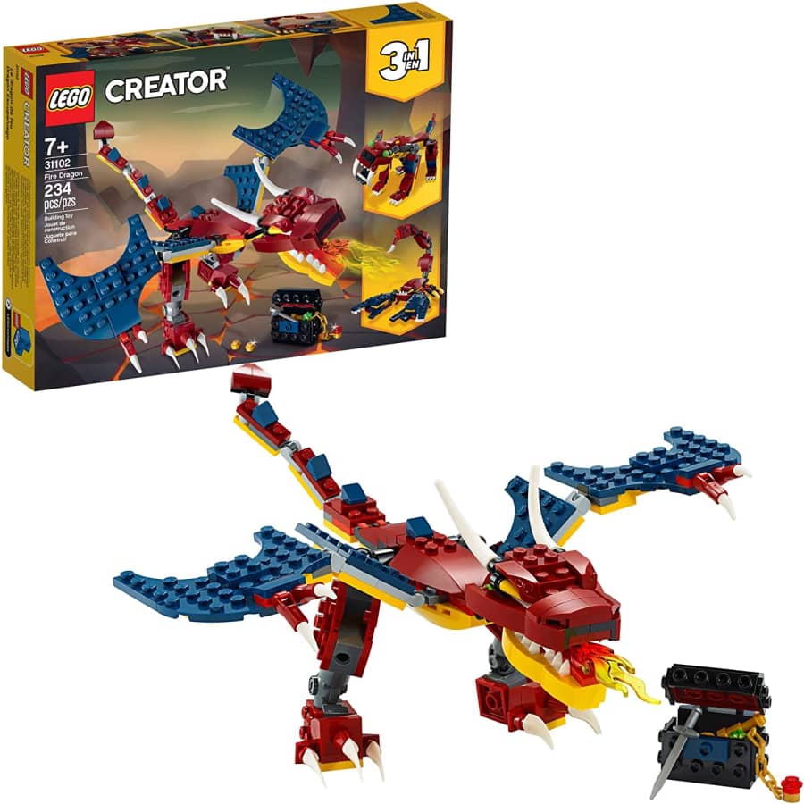 LEGO Creator 3-in-1 Fire Dragon for $57