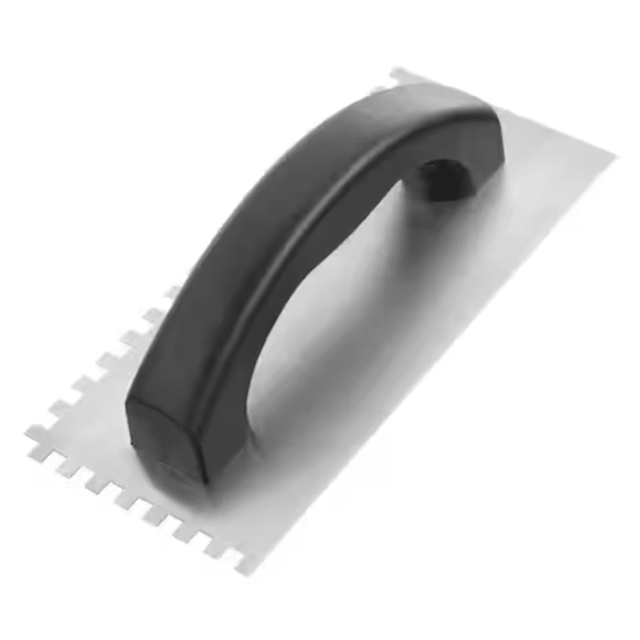 9"x4" Square Notch Trowel for $4