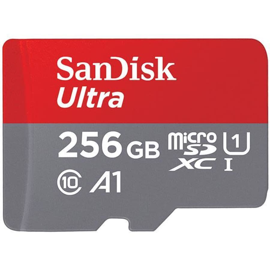 SanDisk Ultra 256GB UHS-I Class 10 Micro SD Card for $19