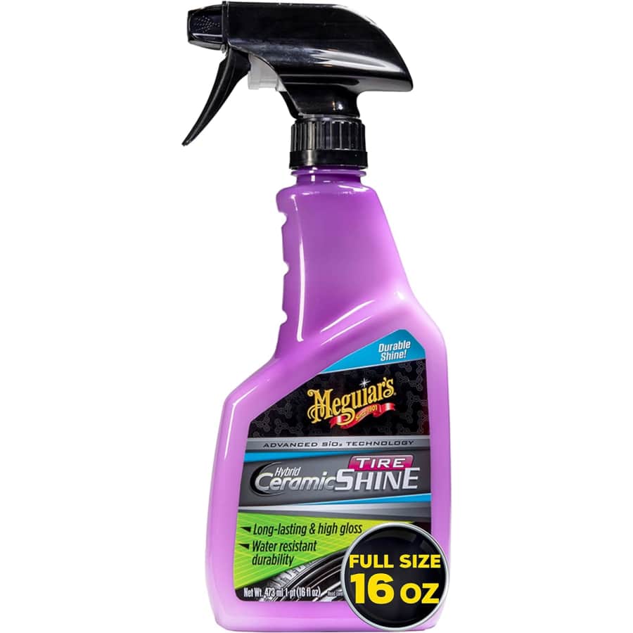 Meguiar's Hybrid Ceramic Tire Shine 24-oz. Spray Bottle for $9 Meguiar's Hybrid Ceramic Tire Shine 24-oz. Spray Bottle for $9