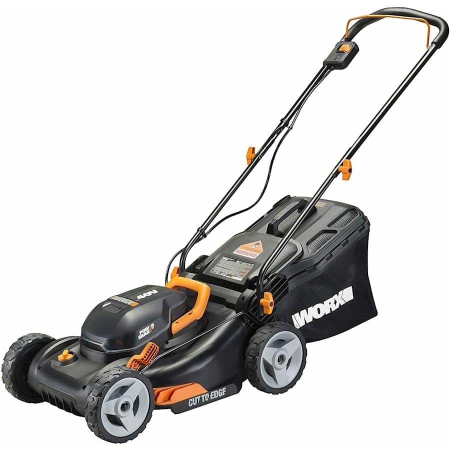 Worx 2x20V 17" 4Ah Cordless Lawn Mower w/ Mulching & Intellicut for $237 Worx 2x20V 17" 4Ah Cordless Lawn Mower w/ Mulching & Intellicut for $237