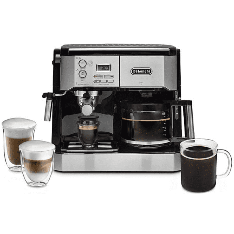 DeLonghi All-In-One Pump Espresso & 10-Cup Drip Coffee Machine for $150 for members