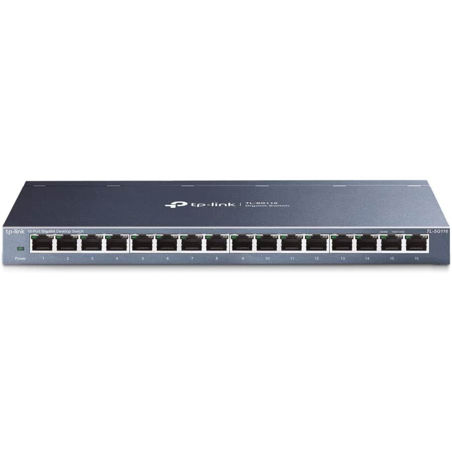 TP-Link 16-Port Unmanaged Switch for $58
