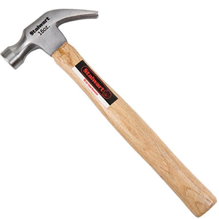Stalwart 75-HT3000 16 oz Natural Hardwood Claw Hammer for $22