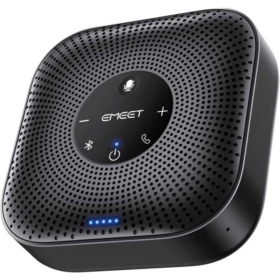 eMeet M0 Plus Bluetooth Conference Speakerphone for $60