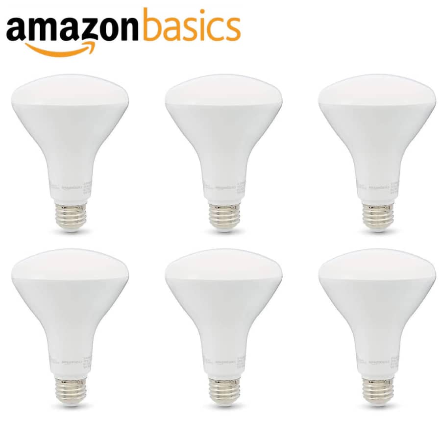 Amazon Basics 11W BR30 LED Light Bulb 6-Pack for $20 Amazon Basics 11W BR30 LED Light Bulb 6-Pack for $20