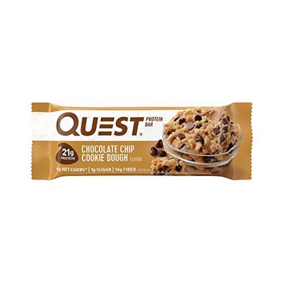 Quest Nutrition Chocolate Chip Cookie Dough - High Protein, Low Carb, Gluten Free, Keto Friendly, for $49 Quest Nutrition Chocolate Chip Cookie Dough - High Protein, Low Carb, Gluten Free, Keto Friendly, for $49