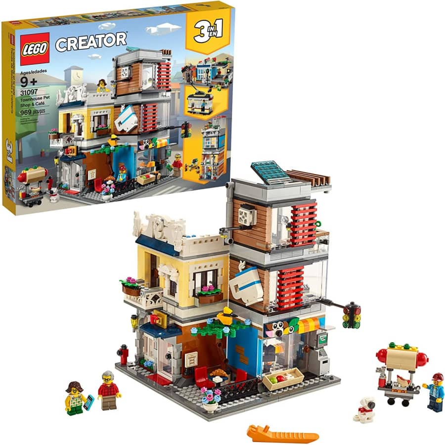 LEGO Creator 3-in-1 Townhouse Pet Shop & Cafe for $64 LEGO Creator 3-in-1 Townhouse Pet Shop & Cafe for $64