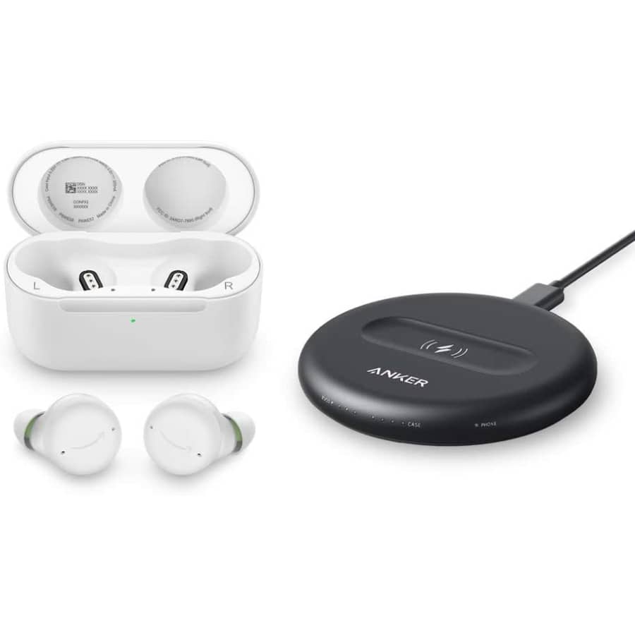 2nd-Gen. Amazon Echo Buds + Anker Charging Pad for $158