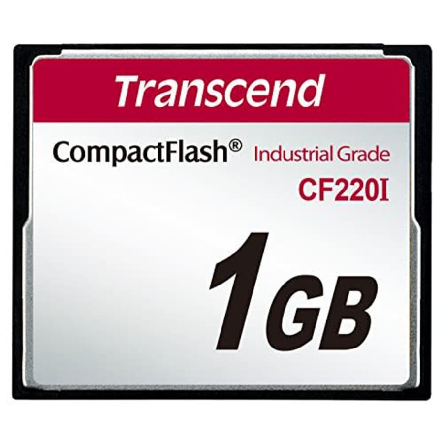 Transcend 1GB Industrial Temperature Range CF220I 220X Ultra CompactFlash (SLC) for $39