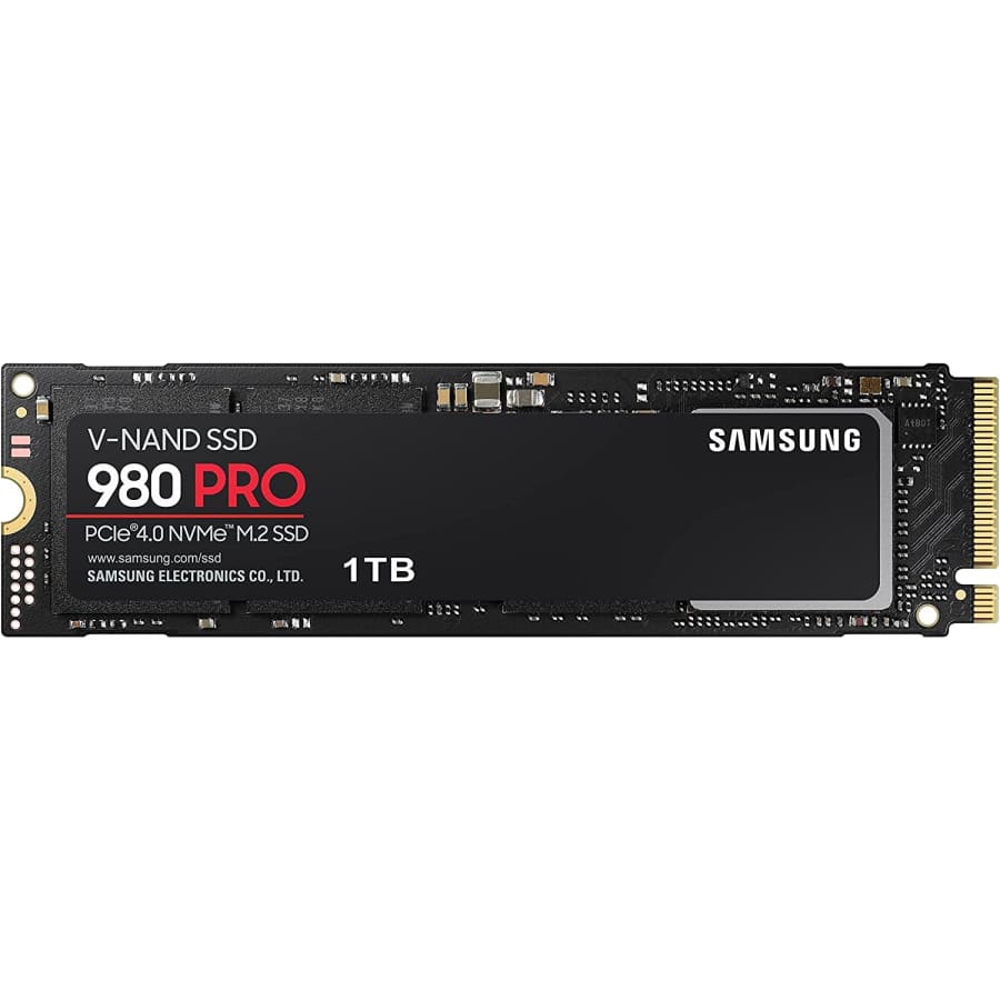 Samsung 980 Pro 1TB PCIe 4.0 NVMe M.2 Internal Gaming SSD for $90