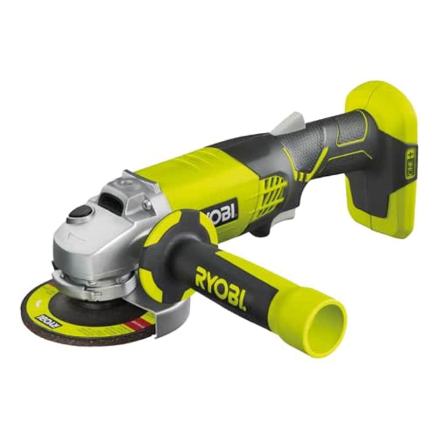 Ryobi 5133001903 R18AG-0 One+ Cordless Angle Grinder Angled for $65