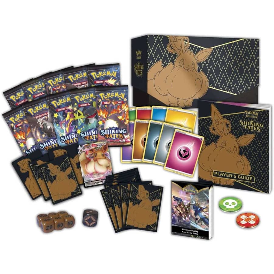 Pokemon The Card Game: Shining Fates Elite Trainer Box for $57