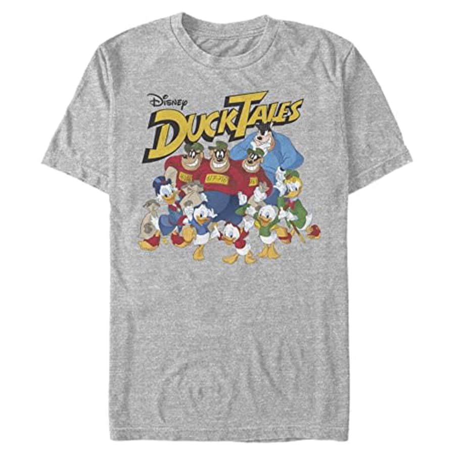 Disney Big & Tall Duck Tales DuckTales Group Shot Men's Tops Short Sleeve Tee Shirt, Athletic for $24