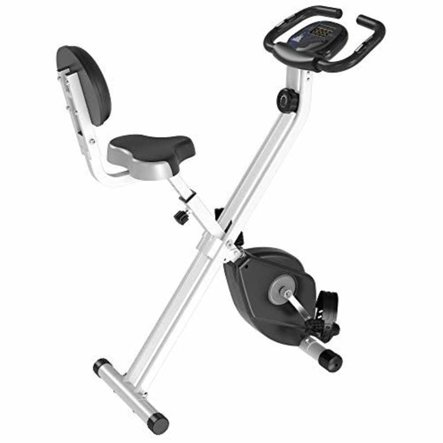 Soozier Foldable Upright Training Stationary Indoor Bike with 8 Levels of Magnetic Resistance for for $130 Soozier Foldable Upright Training Stationary Indoor Bike with 8 Levels of Magnetic Resistance for for $130