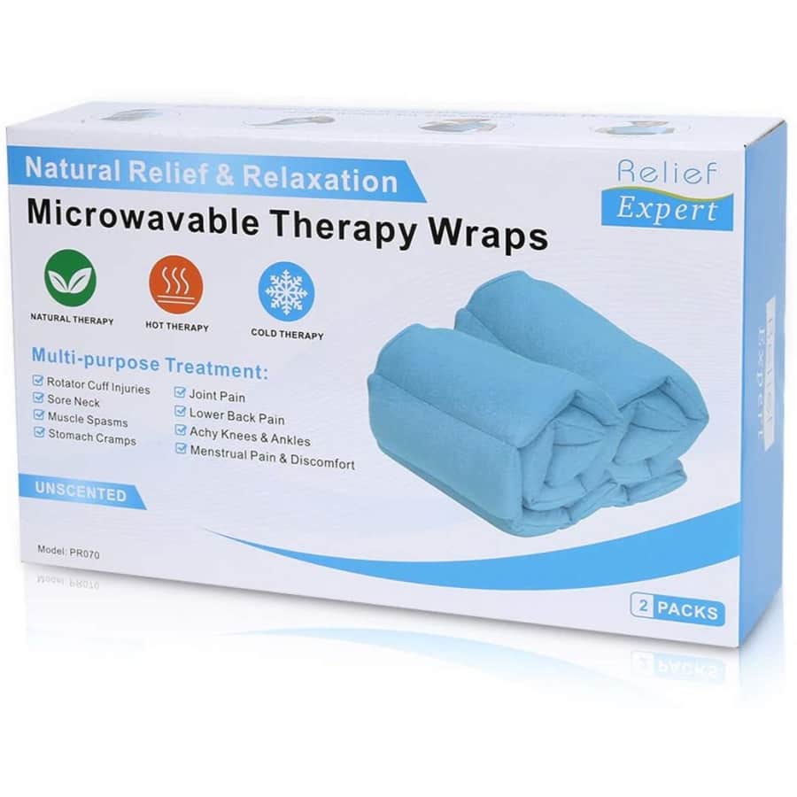 Relief Expert Microwavable Therapy Wrap 2-Pack for $15