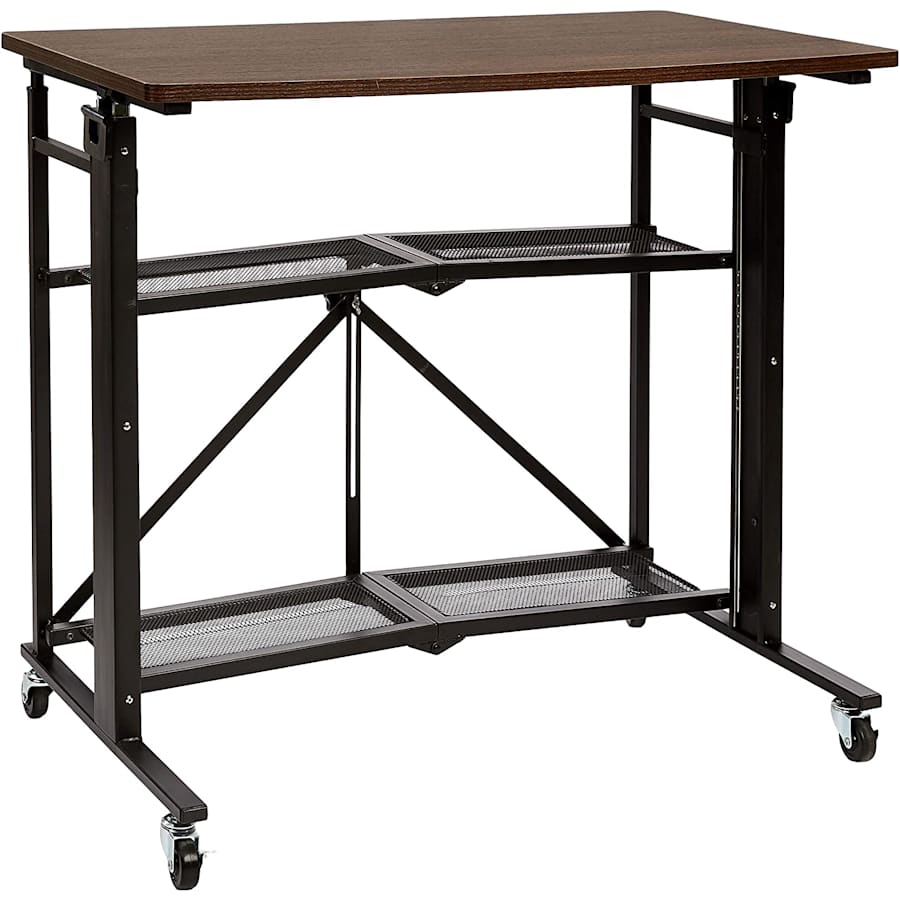 AmazonBasics Foldable Standing Computer Desk for $122