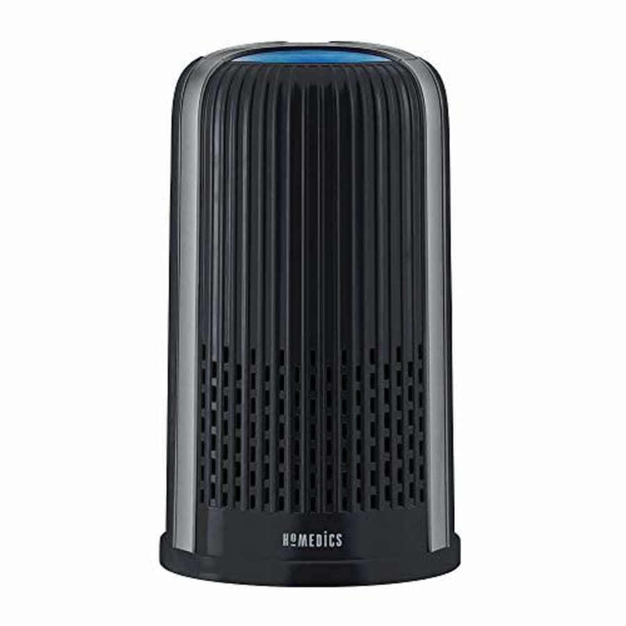 Homedics TotalClean 4-in-1 Tower Air Purifier, 360-Degree HEPA Filtration for Allergens, Dust and for $54
