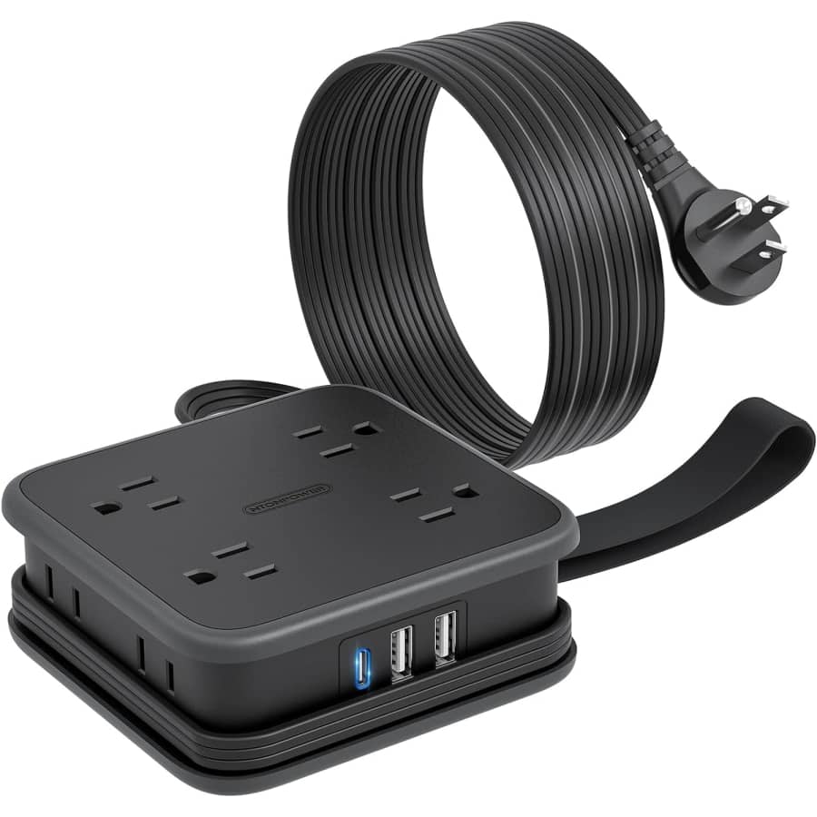 Ntonpower 6-Foot Extension Cord with 8 Outlets for $33