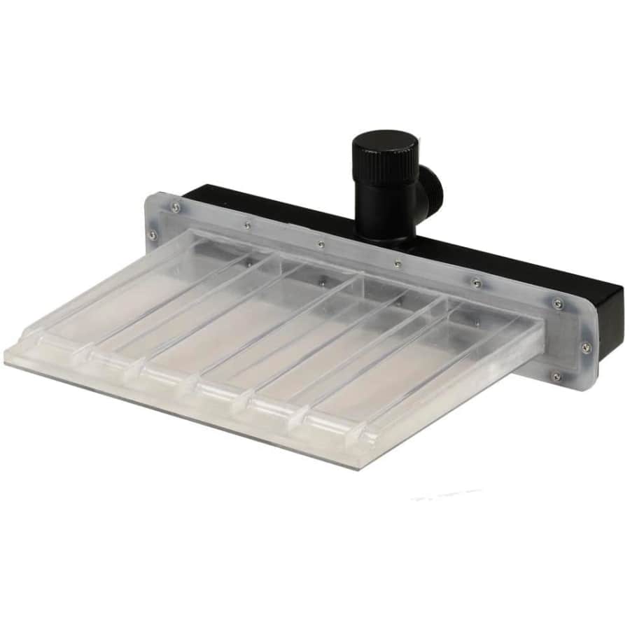 Aquanique 12" LED Lighted Waterfall Spillway for $76 Aquanique 12" LED Lighted Waterfall Spillway for $76