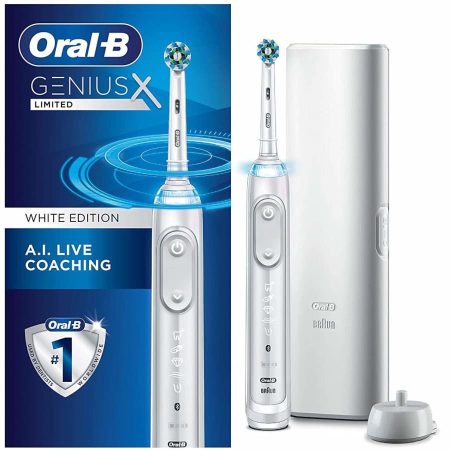 Oral-B Genius X Limited Rechargeable Electric Toothbrush: $80 Oral-B Genius X Limited Rechargeable Electric Toothbrush: $80
