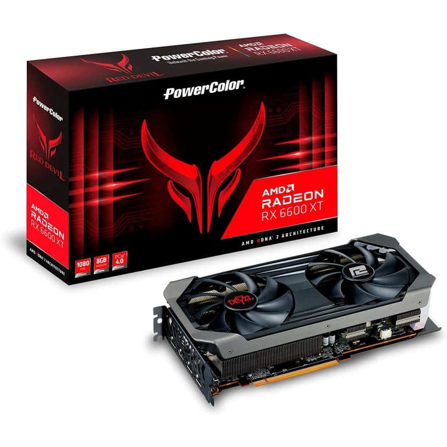 PowerColor Red Devil AMD Radeon RX 6600 XT Gaming 8GB Graphics Card for $460 PowerColor Red Devil AMD Radeon RX 6600 XT Gaming 8GB Graphics Card for $460