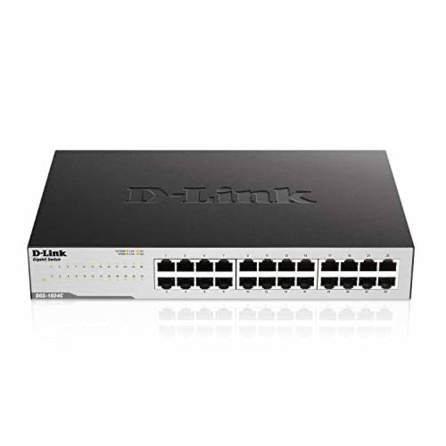 D-Link Ethernet Switch, 24 Port Gigabit Unmanaged Network Internet Hub Desktop Rackmount, Plug N for $86 D-Link Ethernet Switch, 24 Port Gigabit Unmanaged Network Internet Hub Desktop Rackmount, Plug N for $86
