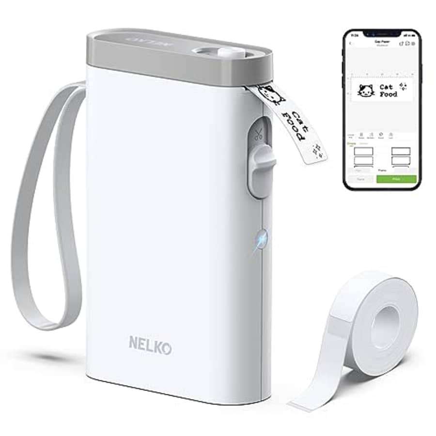 Nelko Bluetooth Label Maker: $9.91 Nelko Bluetooth Label Maker: $9.91
